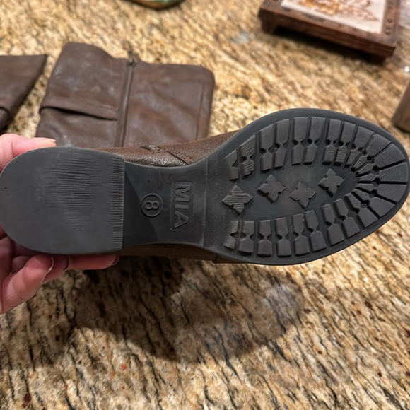 Knee high vintage deep brown Mia riding boots excellent shape barely used - Picture 3 of 6